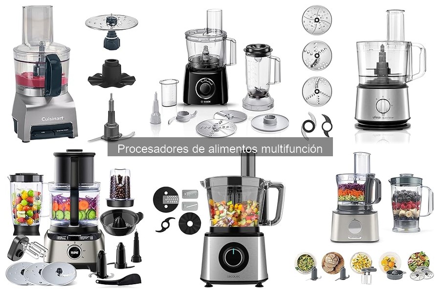 Comparativa de los Mejores Procesadores de Alimentos Multifunción