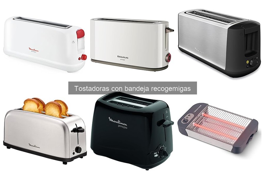 Comparativa de mejores tostadoras con bandeja recogemigas