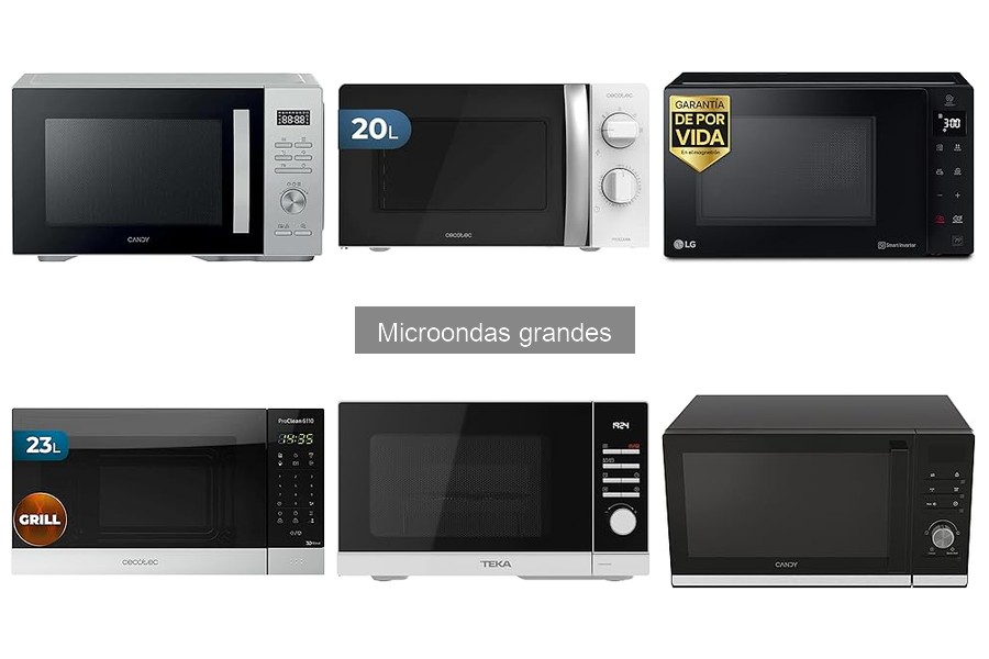 Comparativa de Microondas Grandes: Samsung vs Cecotec