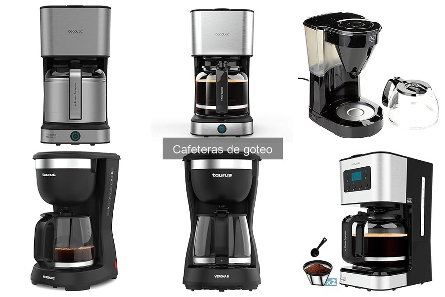 Comparativa de precios de cafeteras de goteo en tiendas online