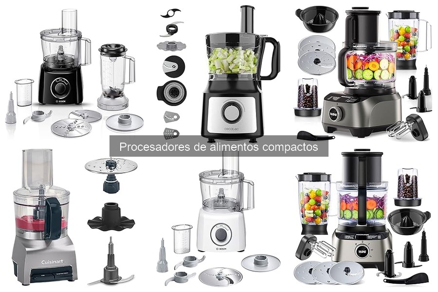 Comparativa de Procesadores de Alimentos Compactos 2023