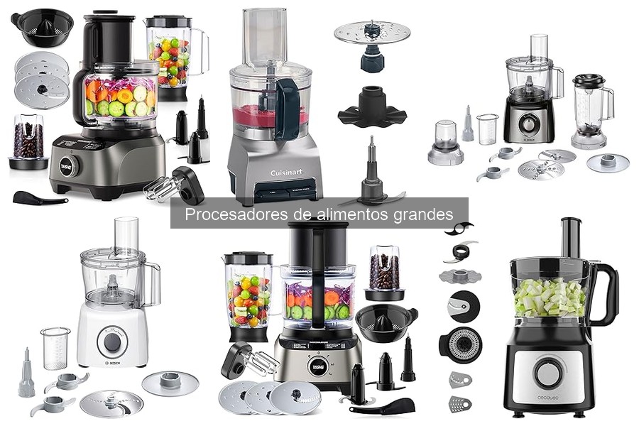 Comparativa de procesadores de alimentos grandes 2023