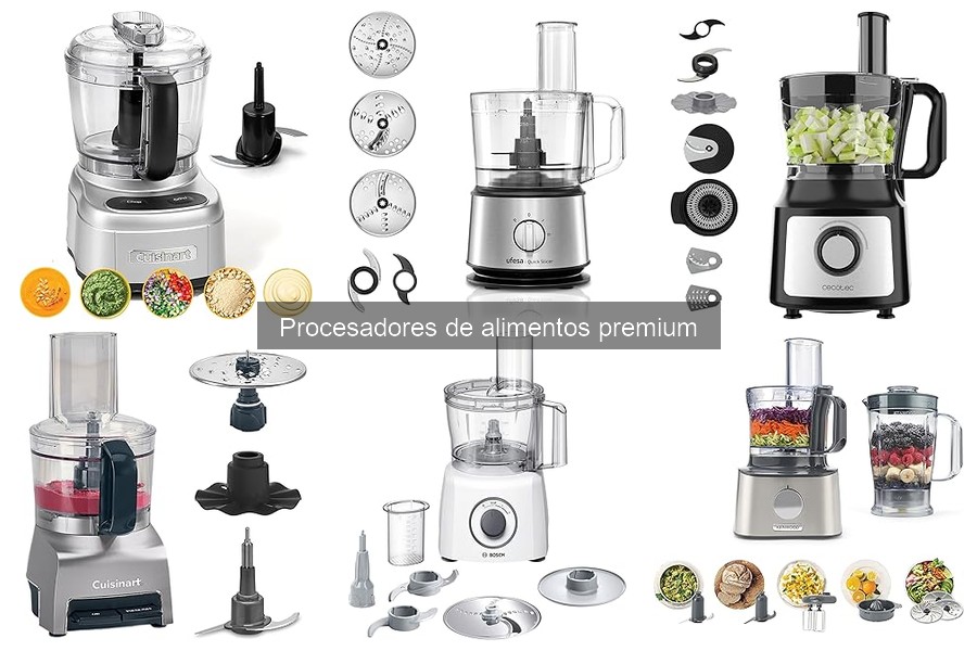Comparativa de Procesadores de Alimentos Premium vs Estándar