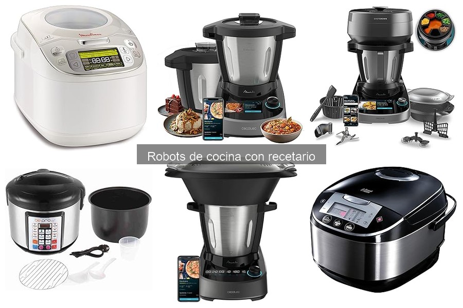 Comparativa de Robots de Cocina con Recetario de Marcas Famosas