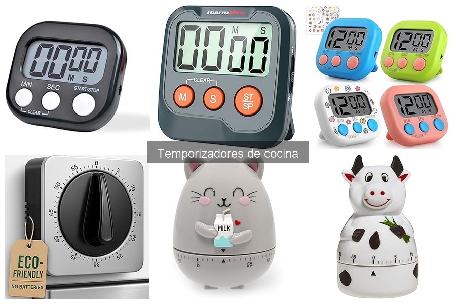 Comparativa de Temporizadores Digitales y Analógicos para Cocina