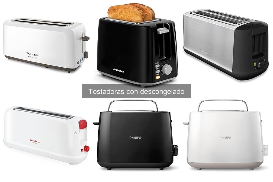 Comparativa de Tostadoras con Descongelado y Convencionales