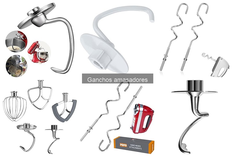 Comparativa: Ganchos Amasadores de Acero Inoxidable vs. Plástico