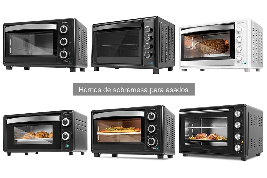 Comparativa: Horno de sobremesa vs hornos convencionales