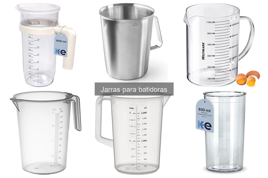 Comparativa: Jarras de vidrio vs. plástico para batidoras