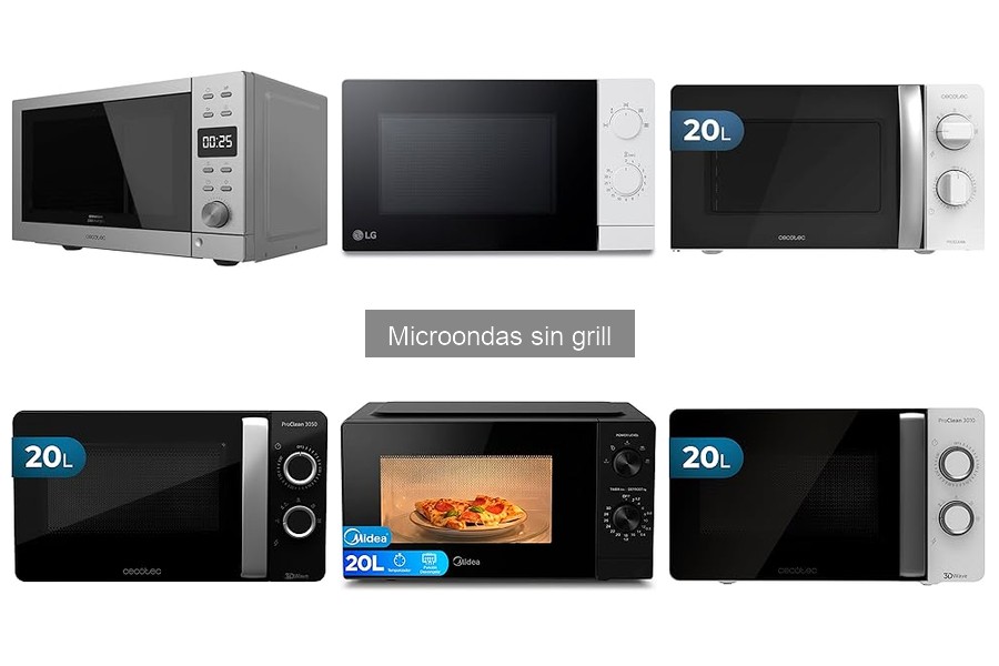 Comparativa: Microondas con Grill vs Sin Grill