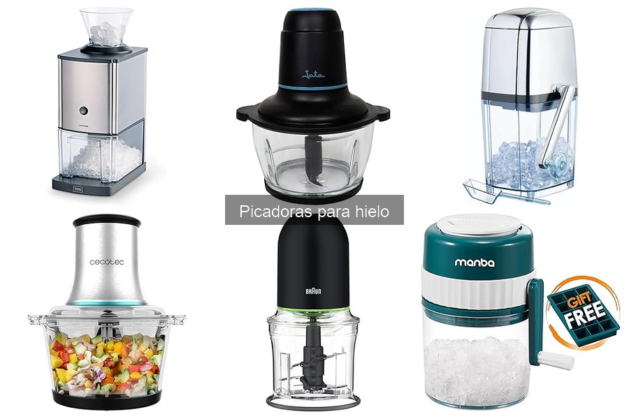 Comparativa: Picadoras de Hielo Eléctricas vs. Manuales