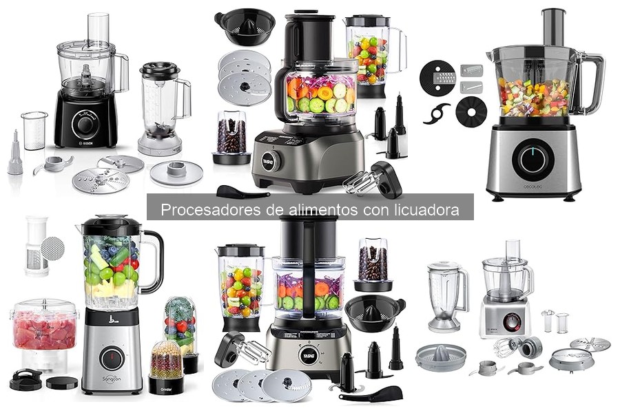 Comparativa: Procesadores de Alimentos con Licuadora vs Separados