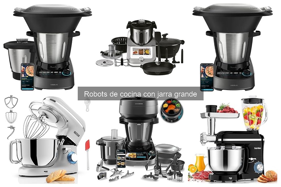 Comparativa: Robots de Cocina con Jarra Grande vs Licuadoras