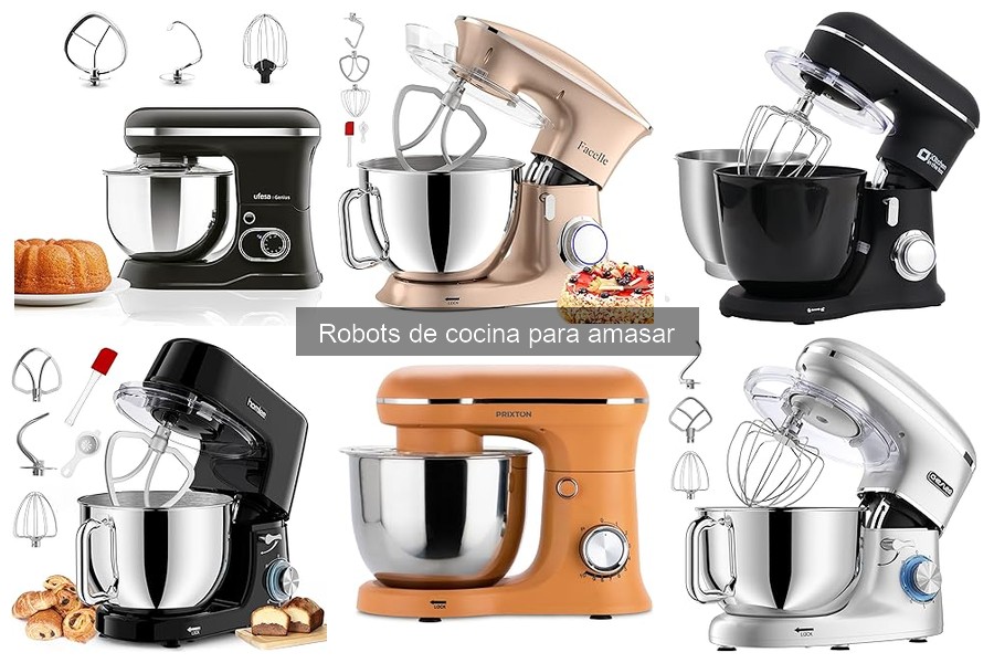** Comparativa: Robots de cocina manuales vs eléctricos para amasar