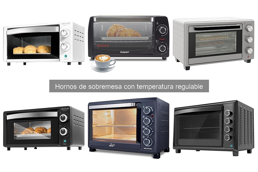 Compra hornos de sobremesa con temperatura regulable