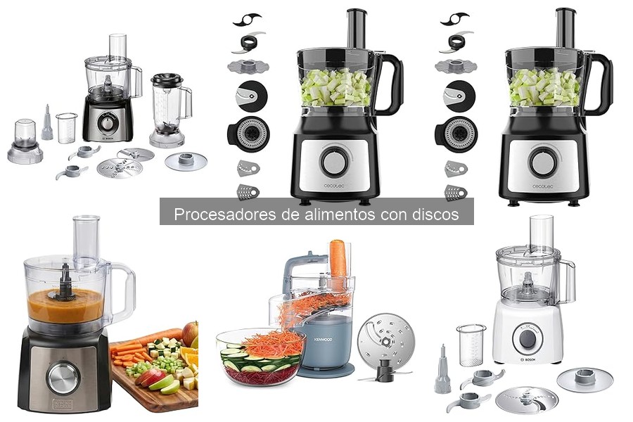 Costo promedio de un procesador de alimentos con discos