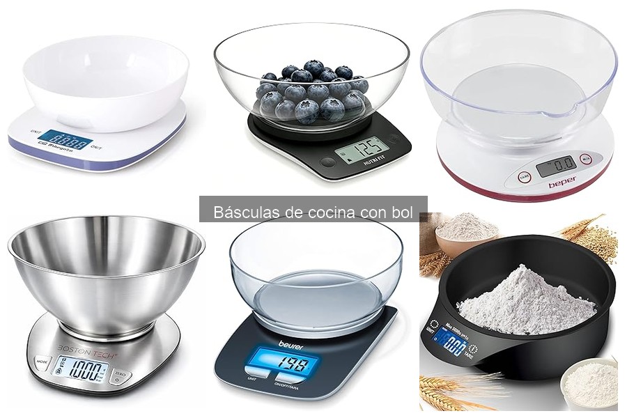 Cuidados y mantenimiento de básculas de cocina con bol
