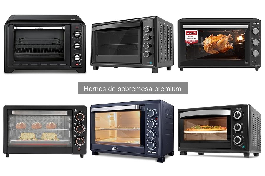 Descubre los hornos de sobremesa premium y sus características