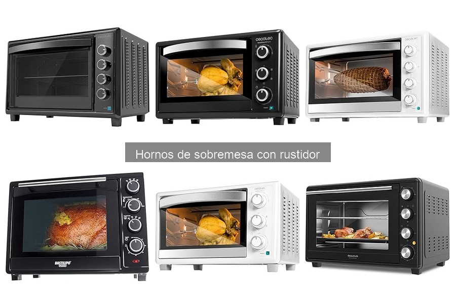 Descubre qué es un horno de sobremesa con rustidor