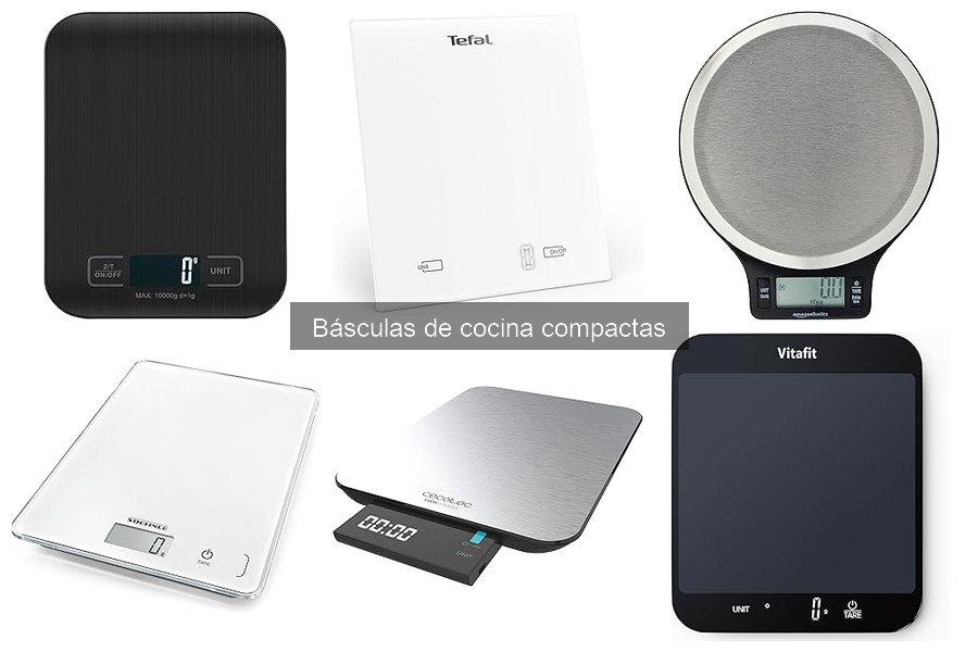 Diferencias entre básculas de cocina compactas y de baño