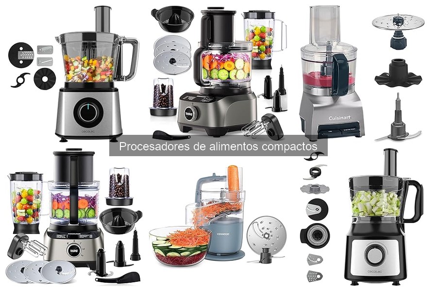 Diferencias entre procesadores de alimentos compactos y tradicionales