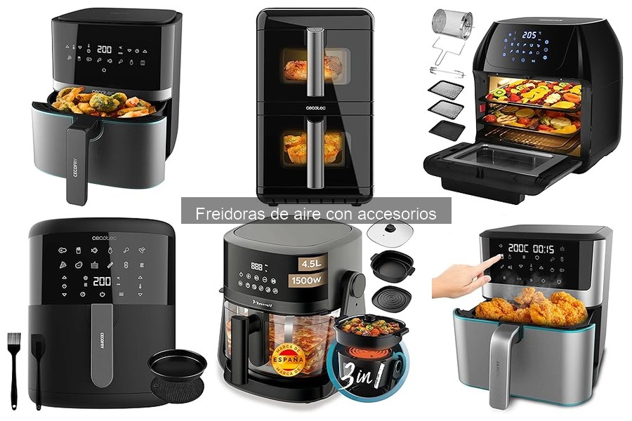 Dónde comprar la mejor freidora de aire con accesorios