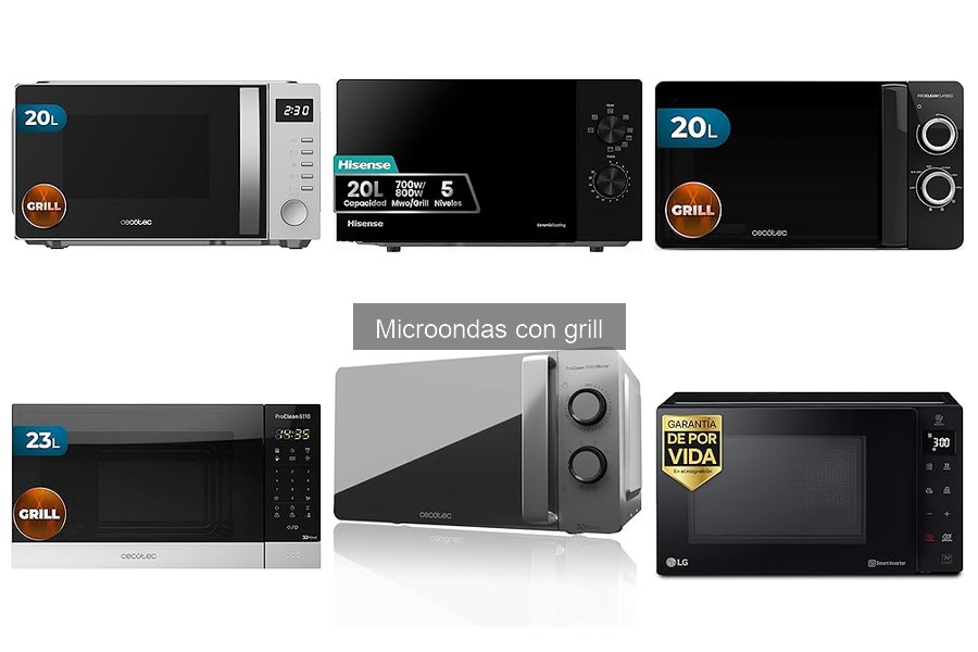Dónde comprar microondas con grill al mejor precio