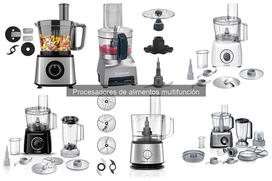 Dónde comprar procesadores de alimentos multifunción y precios