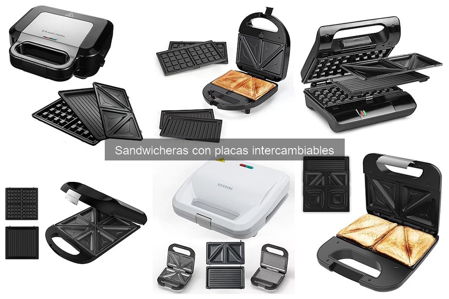 Dónde comprar sandwicheras con placas intercambiables a buen precio