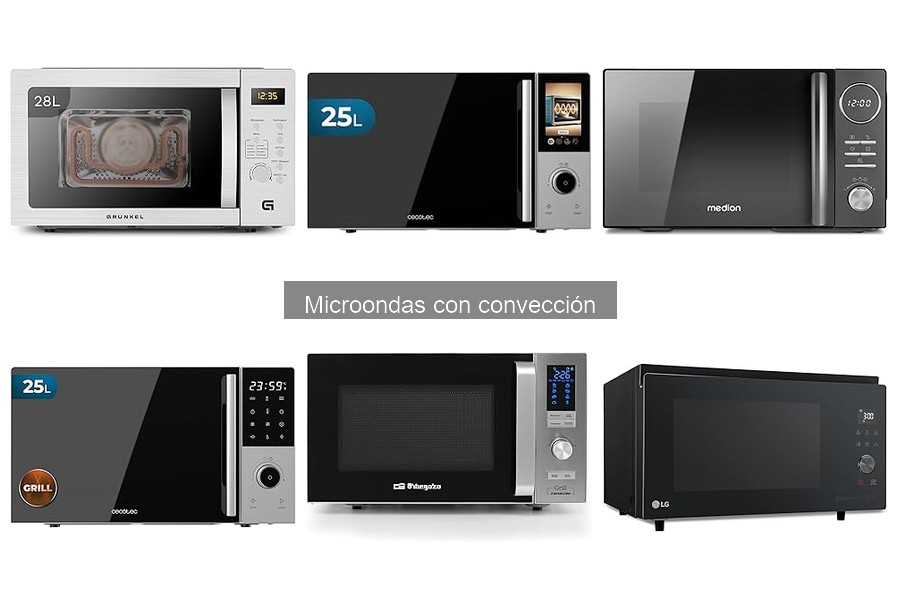 Eficiencia de los microondas con convección: ¿Valen la pena?