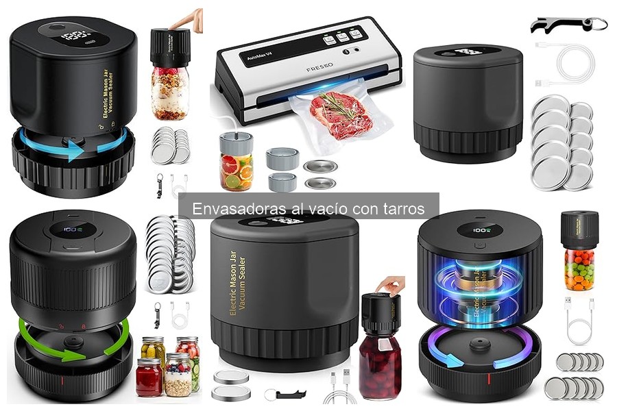 Elige la mejor envasadora al vacío para tus tarros