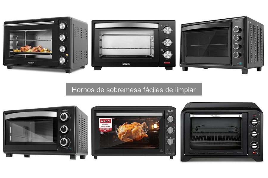 Errores comunes al usar hornos de sobremesa fáciles de limpiar