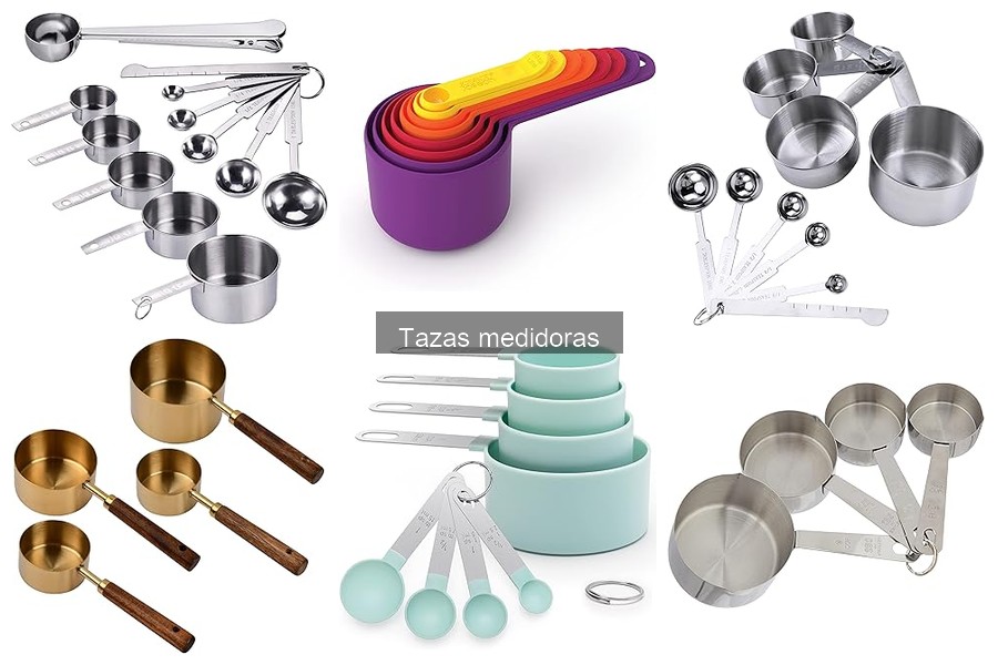 ** Evita errores en recetas con tazas medidoras precisas