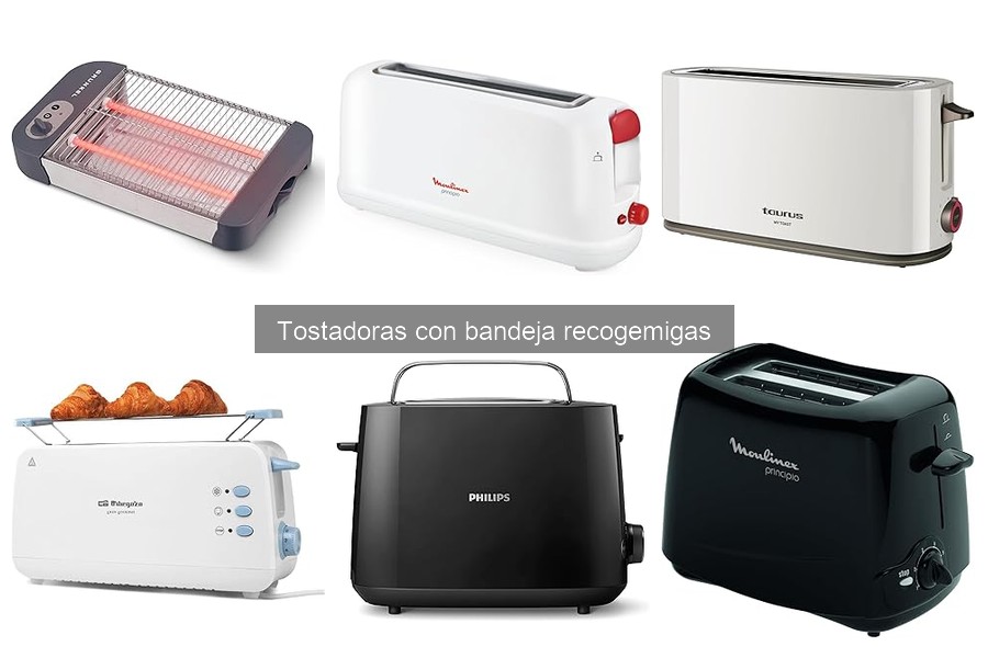 Evita que tu tostadora con bandeja recogemigas se queme