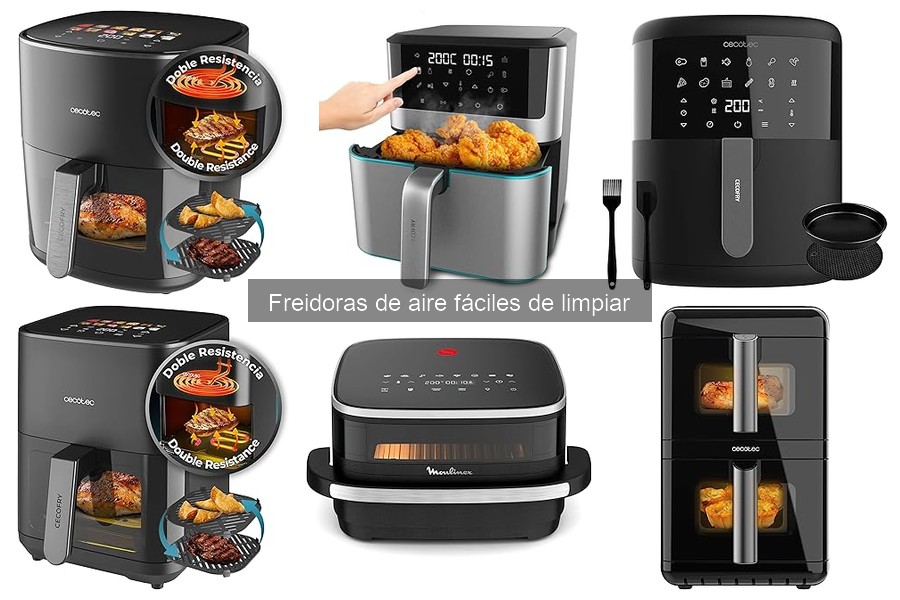 Freidoras de aire fáciles de limpiar: características y beneficios