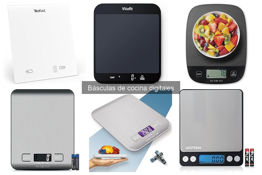 Funciones adicionales de las básculas de cocina digitales