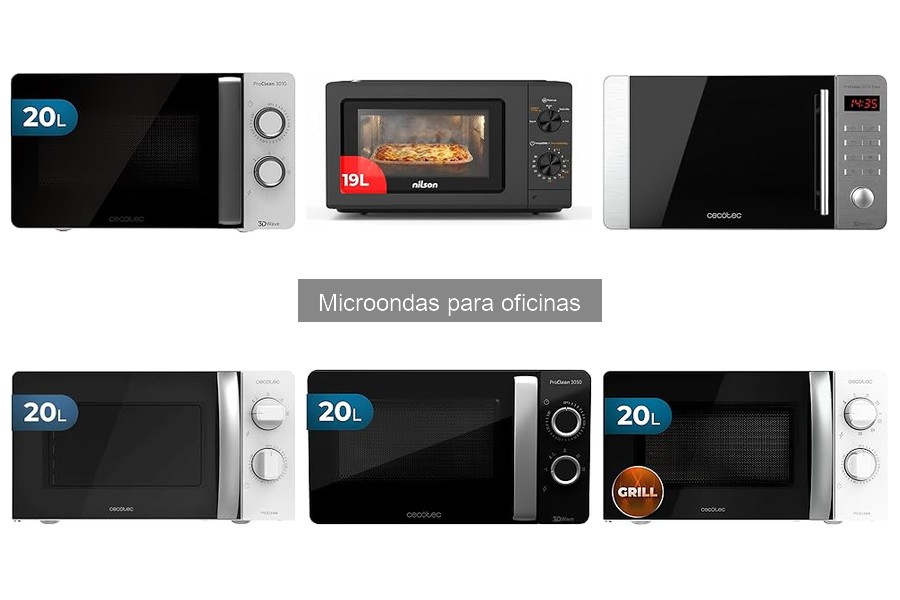 Funciones de microondas para oficinas: comodidad y eficiencia