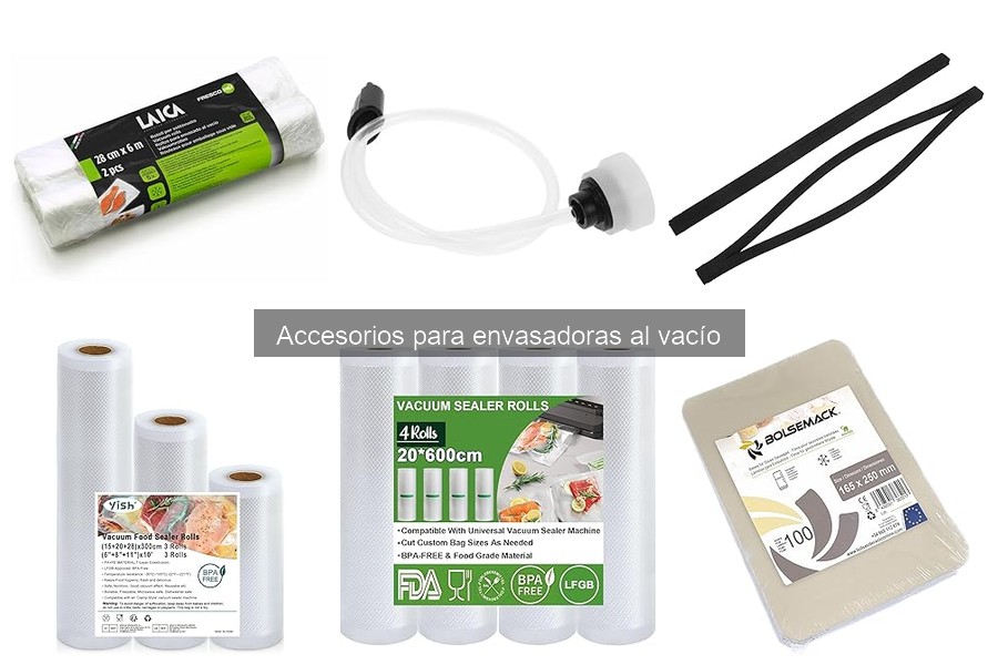 Guía de compra de accesorios para envasadoras al vacío