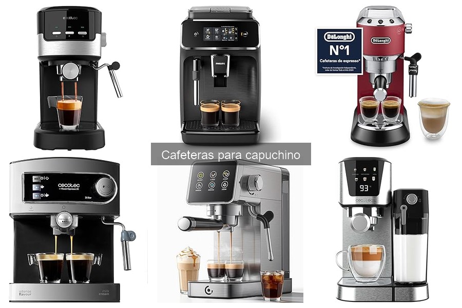 Guía de compra de cafeteras para capuchino