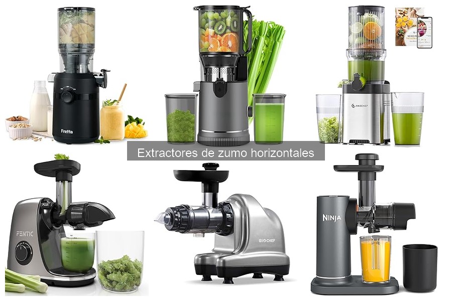 Guía de compra de extractores de zumo horizontales