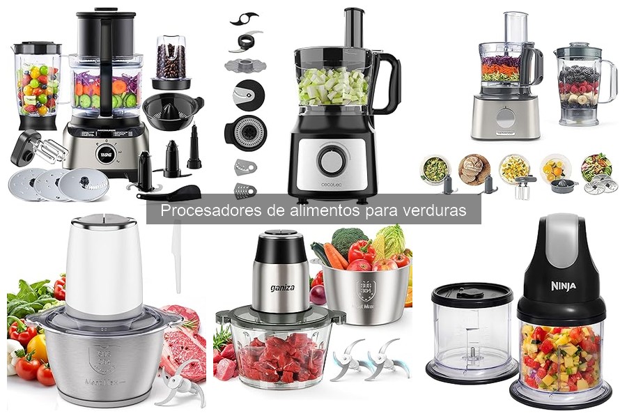Guía de compra de procesadores de alimentos para verduras