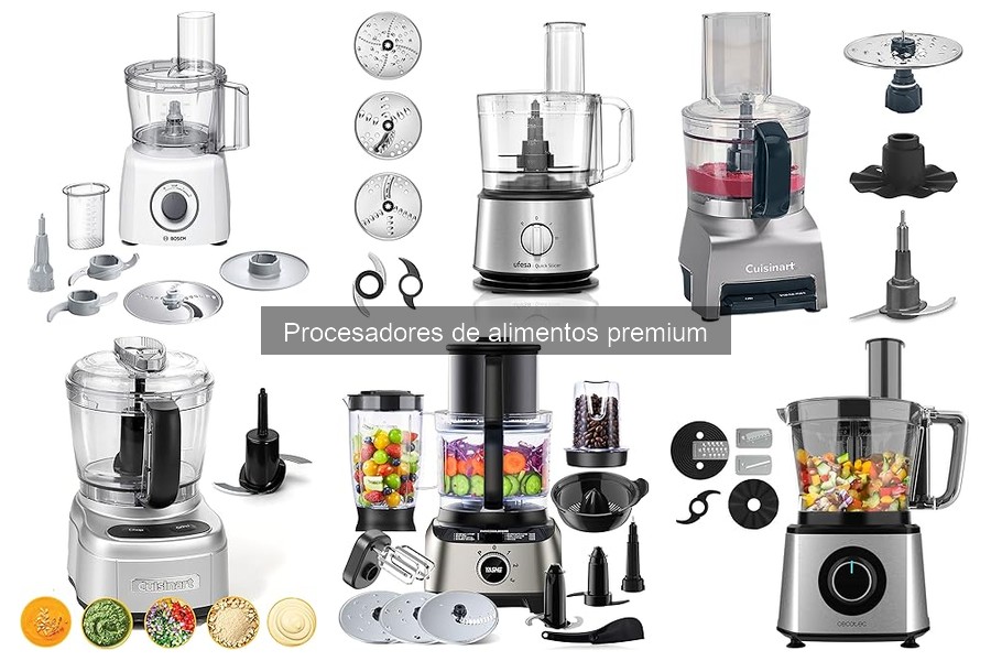 Guía de compra de procesadores de alimentos premium