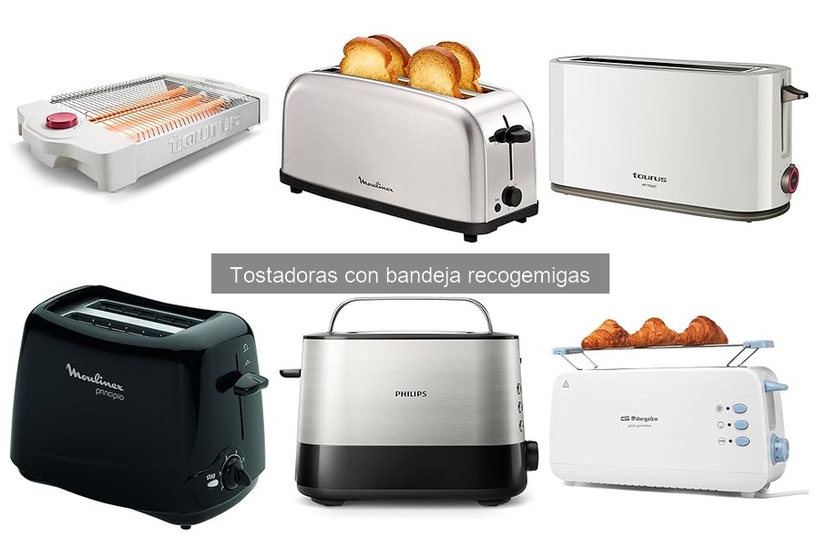 Guía de compra de tostadoras con bandeja recogemigas
