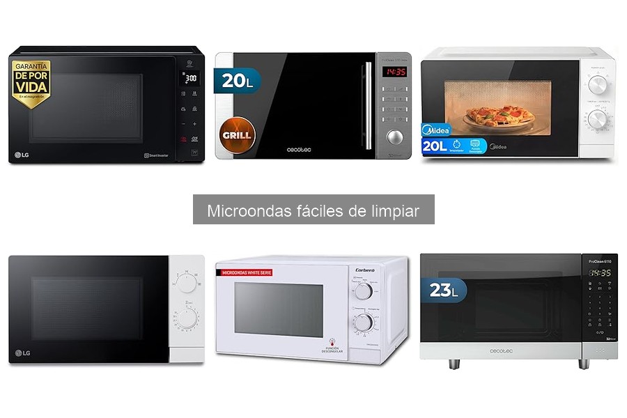Guía de Compra: Microondas Fáciles de Limpiar