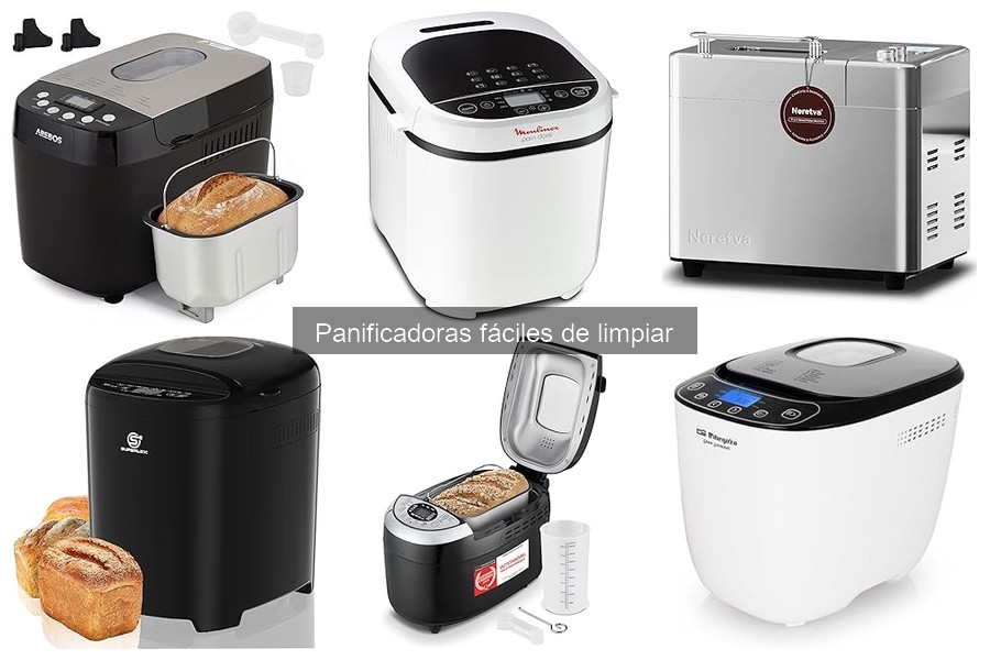 Guía para comprar panificadoras fáciles de limpiar