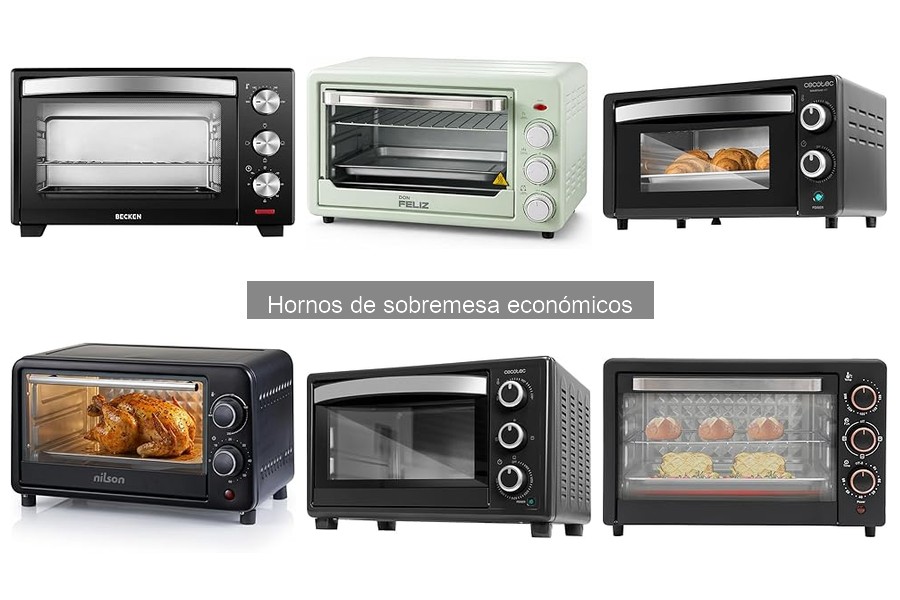 Guía para elegir un horno de sobremesa económico