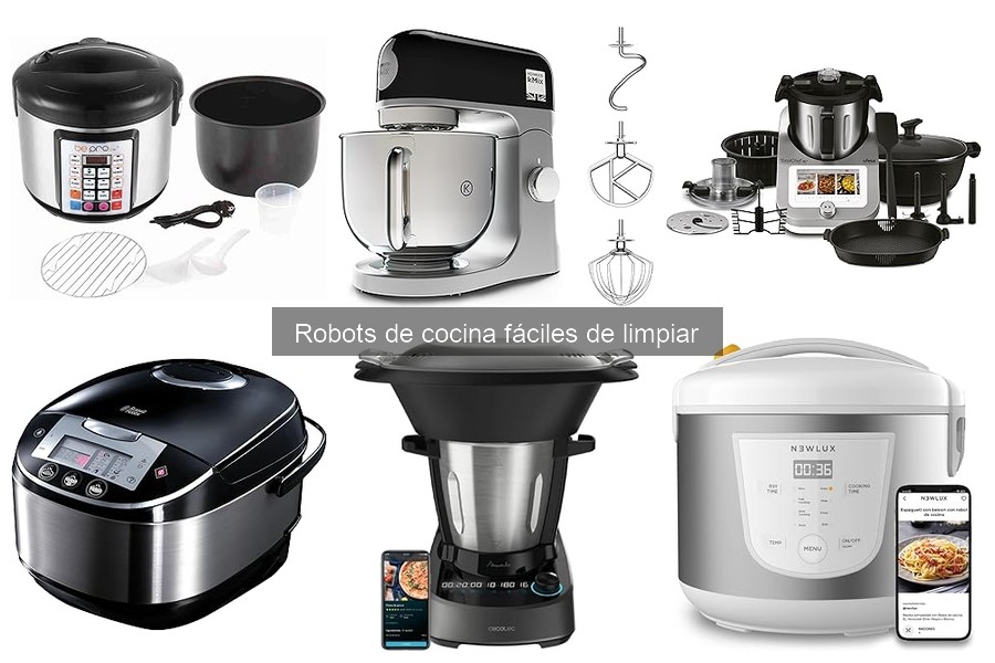 Guía para elegir un robot de cocina fácil de limpiar