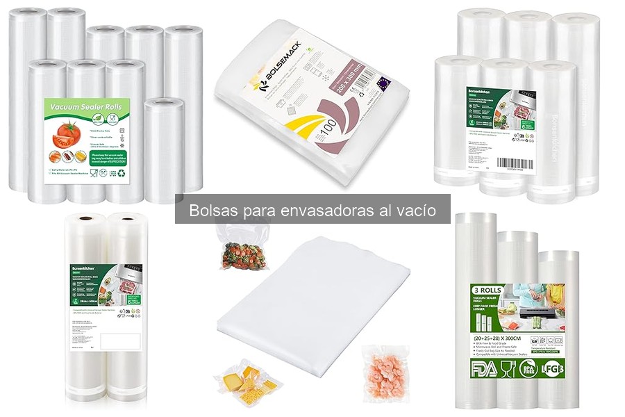 Guía para usar bolsas para envasadoras al vacío correctamente