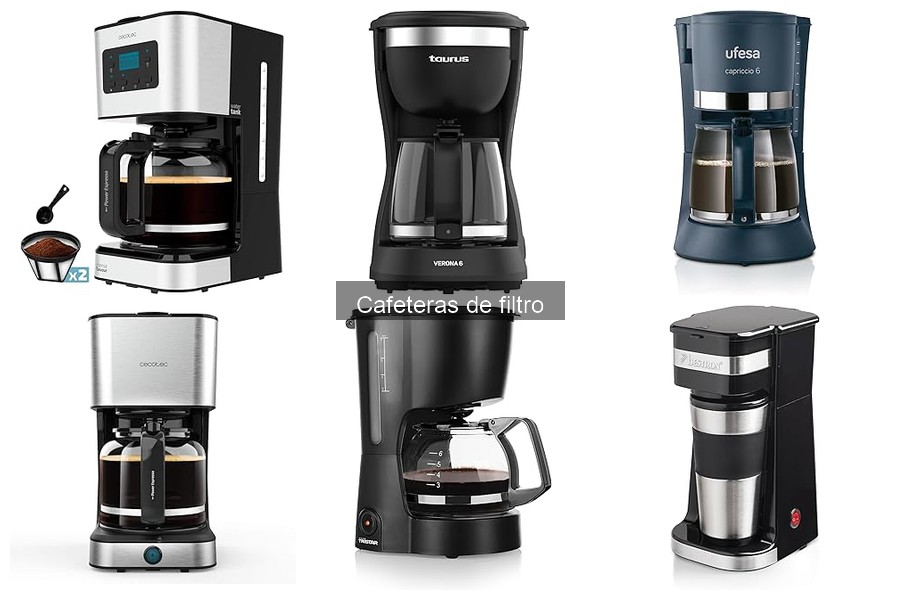 Guía sencilla sobre las cafeteras de filtro