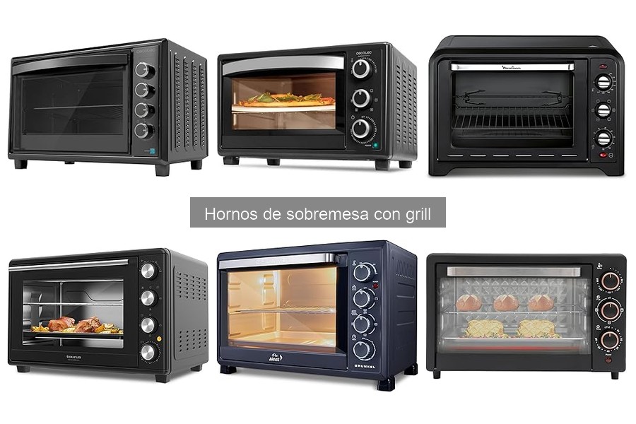 Horno de sobremesa con grill: ¿qué es y características?